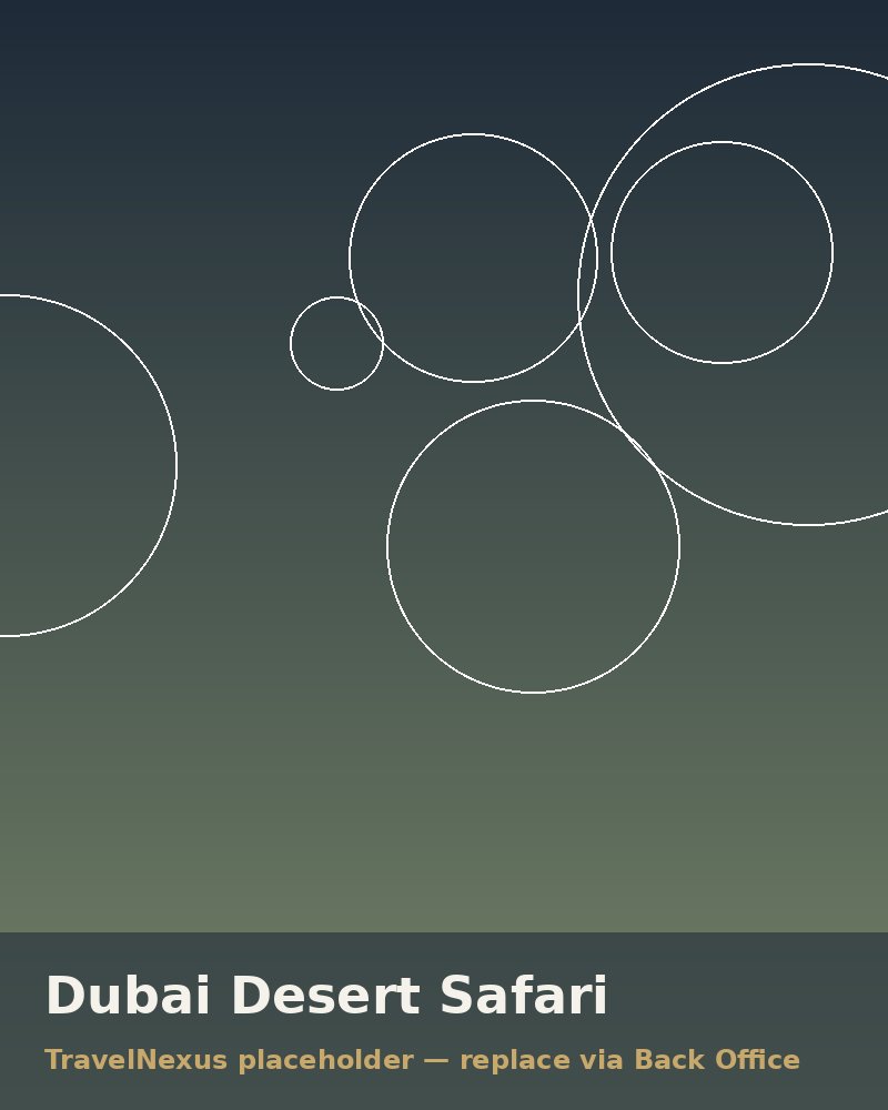 Dubai Desert Safari